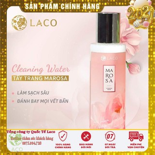 Tẩy Trang Marosa Laco 🔥 Tẩy Trang Laco ⚡  Dưỡng Trắng, Mềm Da, Sạch Sâu, Loại Bỏ Dầu Thừa , Không Khô Da, An Toàn