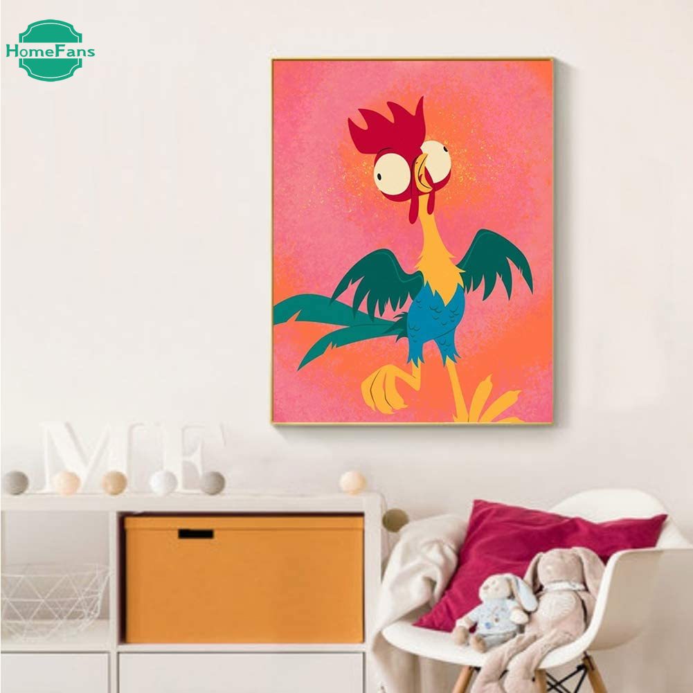 Bộ tranh đính đá 5D tự làm họa tiết Disney nhiều kích thước 30x40cm