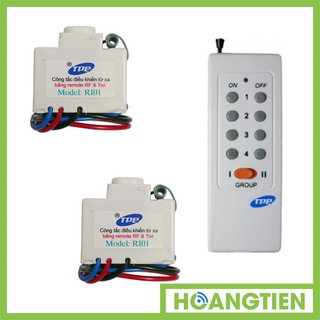 Bộ 2 công tắc điều khiển từ xa IR + RF TPE RI01 + Remote 16 nút RM01