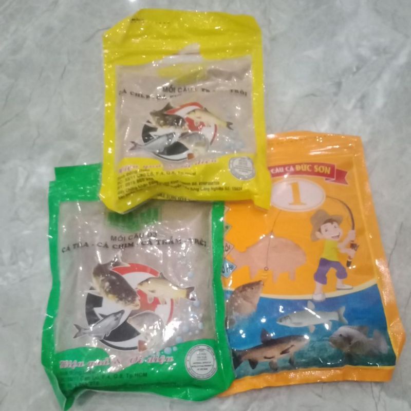 3 Gói Mồi Câu Cá đức sơn, d2, d3