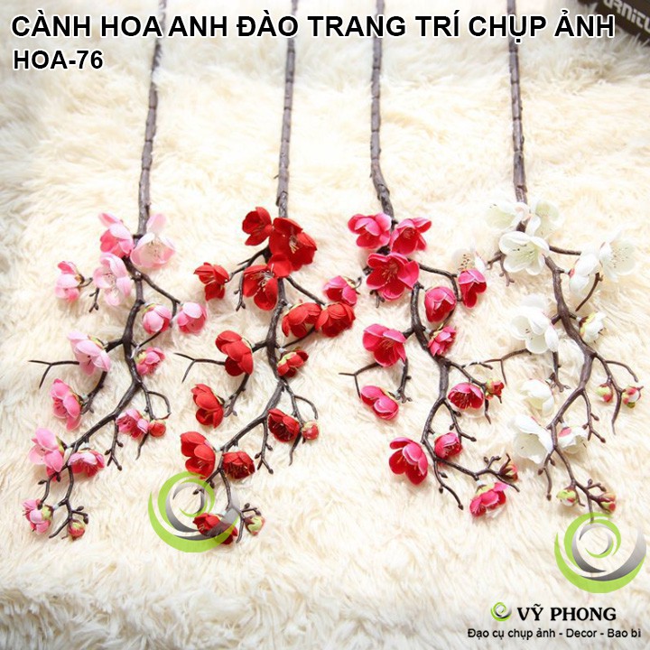 HOA ANH ĐÀO TRANG TRÍ ĐÁM CƯỚI ĐẠO CỤ CHỤP ẢNH SẢN PHẨM INS HOA-76