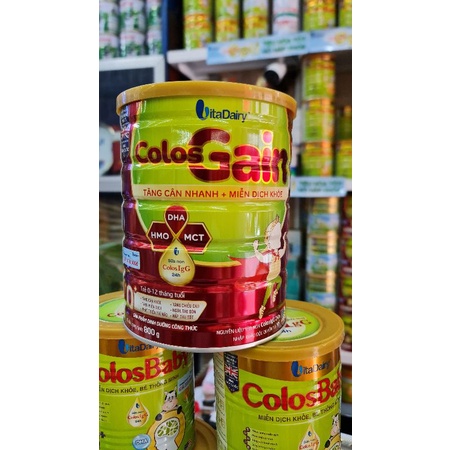 Sữa Colos Gain 0+ 800gr ( Mã Qr Tích Xu)