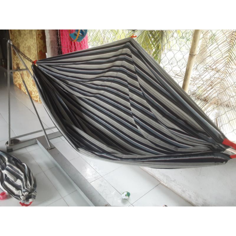 Võng vải kaki khổ rộng 1m6 × 2m55 thắm hút tốt nên dễ sử dụng | BigBuy360 - bigbuy360.vn