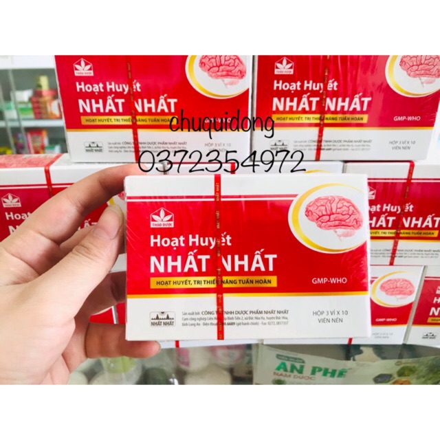 Hoạt Huyết Nhất Nhất hộp 30viên