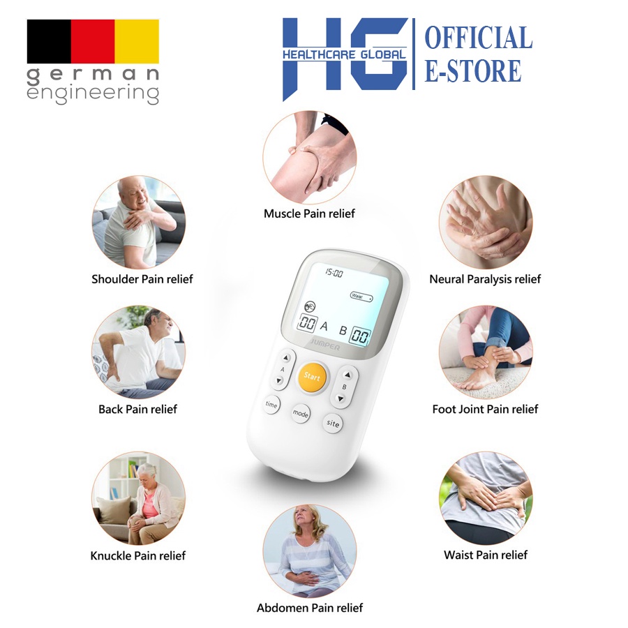 Máy massage vật lý trị liệu Jumper JPD-ES200 | Công nghệ TENS 5 chế độ tác động đến mọi vị trí trên cơ thể