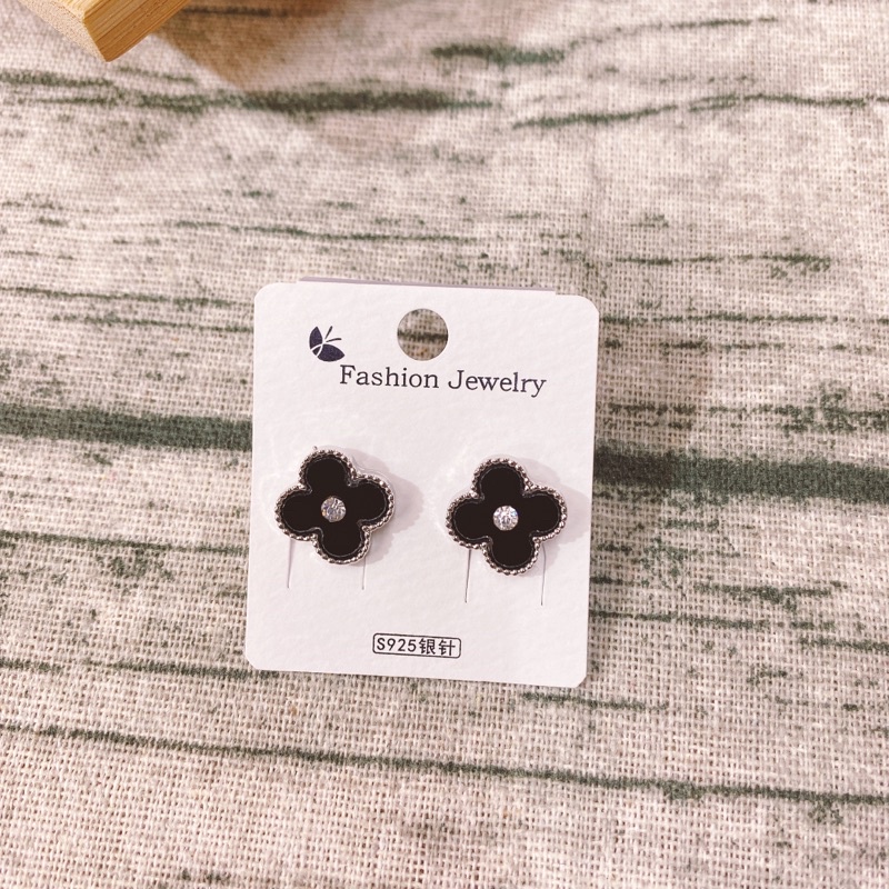 Bông tai/Khuyên tai xi mạ bạc 925 bền màu - ảnh thật tự chụp