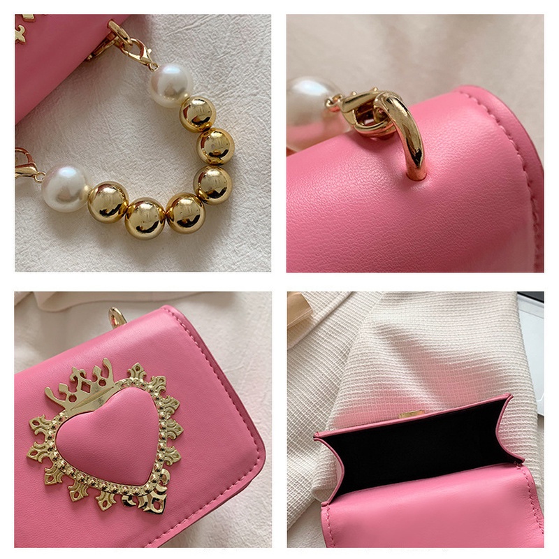 Túi Đeo Chéo Hình Vuông Nhỏ Đính Ngọc Trai Thời Trang Mới 2022 NB00211