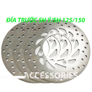 Đĩa thắng trước-sau xe sh ý/ sh125/ sh150 hàng chuẩn cao cấp gắn như zin pkph
