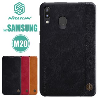 BAO DA SAMSUNG GALAXY M20 NILLKIN QIN CHÍNH HÃNG [NEW SALEOFF]