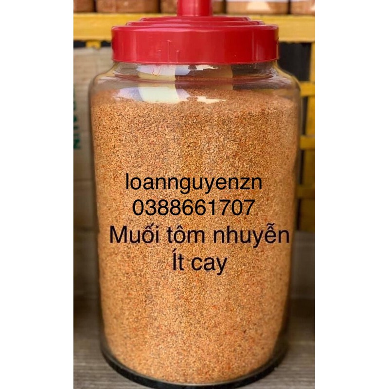 🍤Muối tôm nhuyễn ít cay Mỹ Ngọc