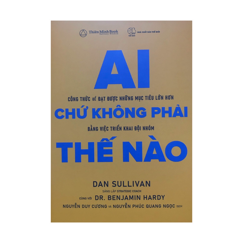Sách - Ai chứ không phải thế nào ? ( Thiên Minh Books ) - bìa cứng