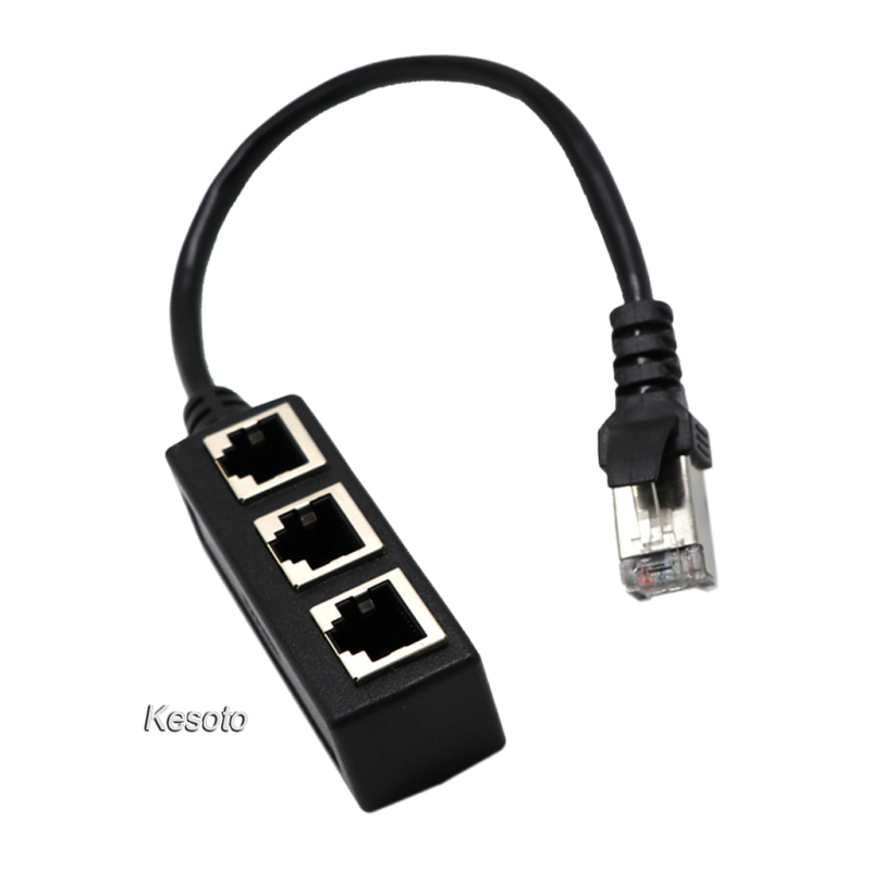 Đầu Nối Dây Mạng 3 Cổng Rj45 1 Sang 3 | BigBuy360 - bigbuy360.vn