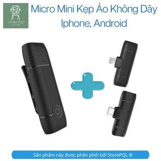Micro Mini Kẹp Áo Không Dây Hỗ Trợ Phát Sóng Trực Tiếp Cho iPhone Android