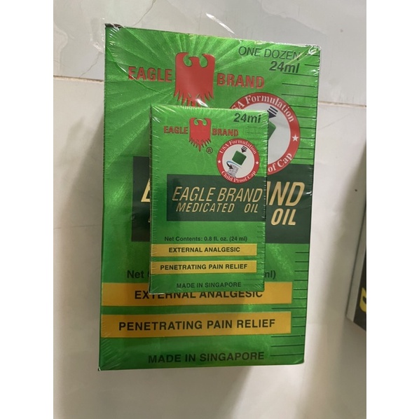 Dầu gió xanh con ó hàng nhập Mỹ