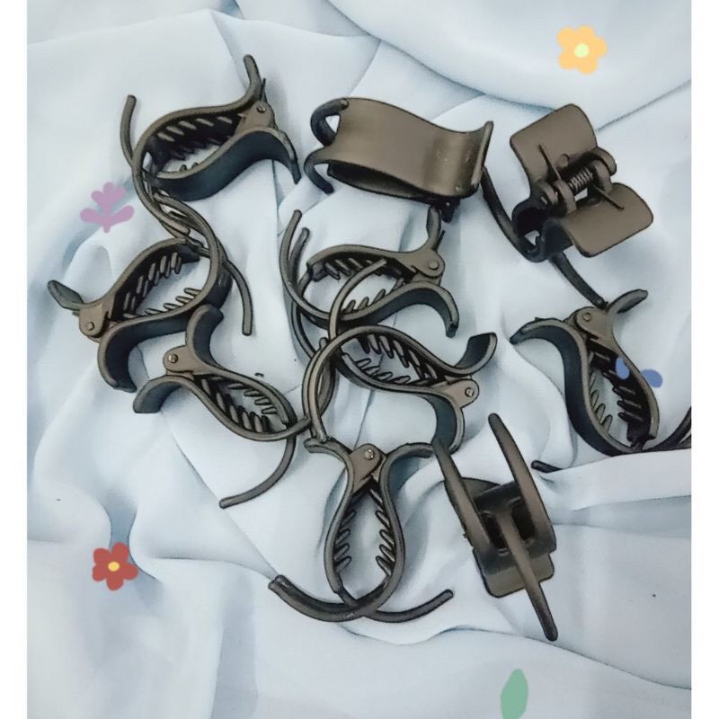 SỈ 12 Kẹp Càng Cua 3 răng 5 răng NHỰA NHÁM CHỐNG GÃY