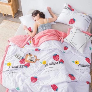 Chăn Trần Bông Chất Liệu Cotton Đũi Thấm Hút Mồ Hôi Sử Dụng Cả 4 Mùa (20 Mẫu) - MS 03