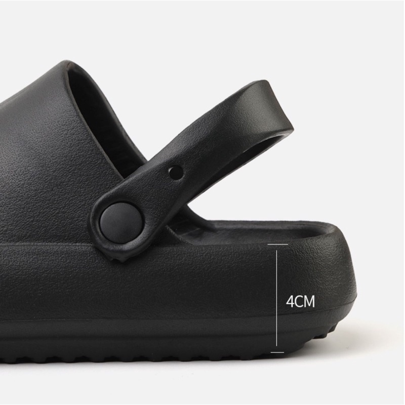 Dép EVA quai hậu đế cao chống trượt basic hợp đi biển và đi trong nhà, T121