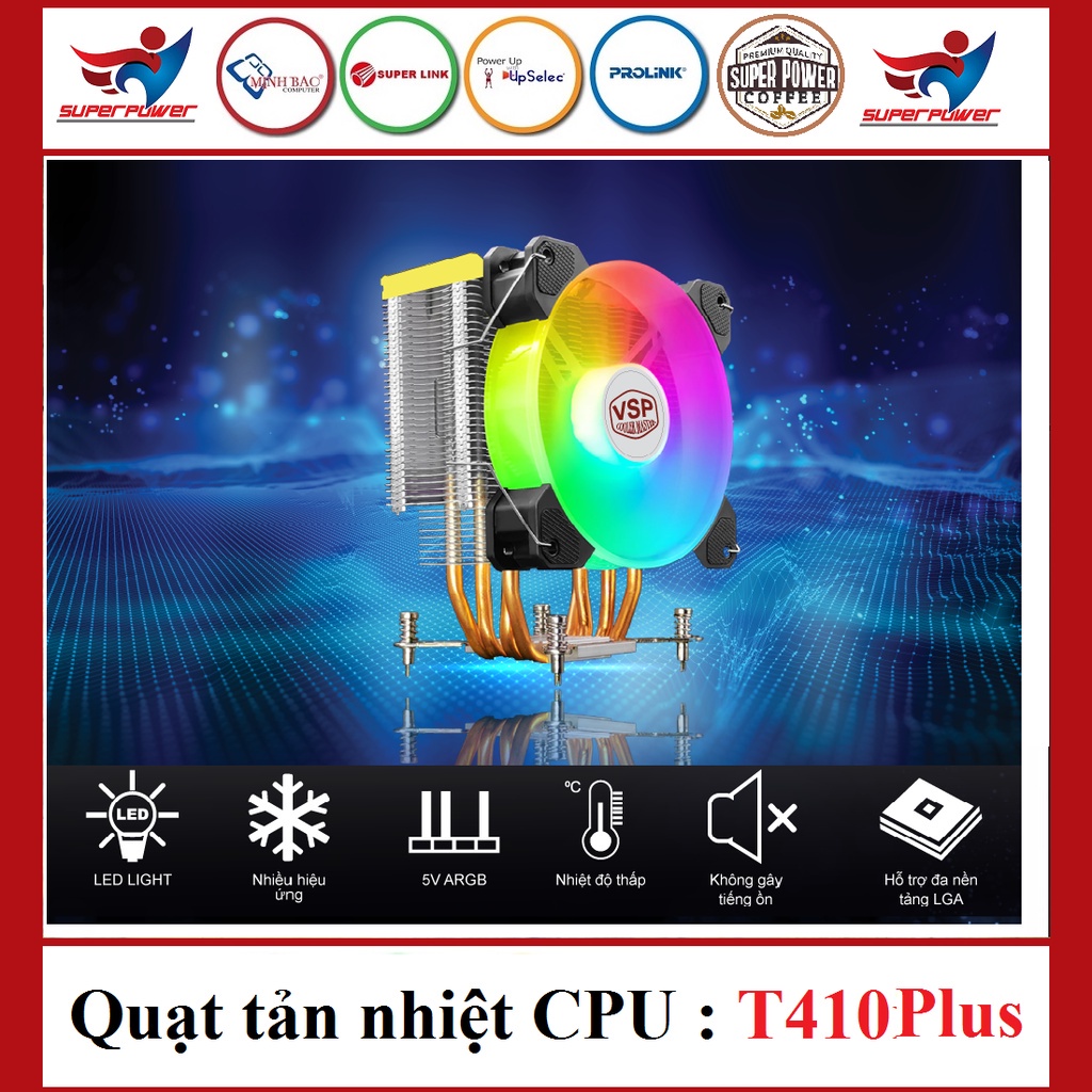 Tản T410iPlus Sync LED ARGB