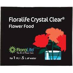 Cách làm cho hoa tươi lâu với dưỡng chất Floralife của Mỹ - Thuốc giữ lượng cao- Hộp 10 gói 5 gram