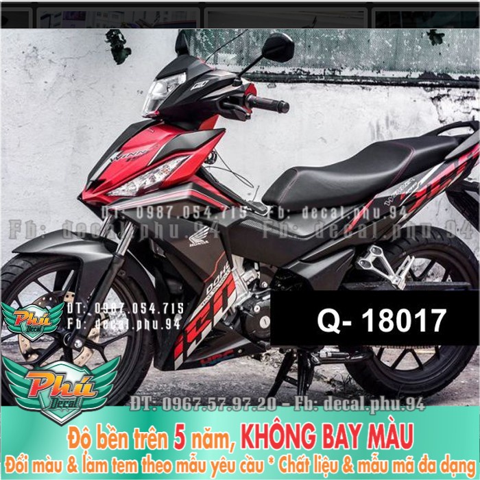Tem rời winner 150 đỏ đen B -1