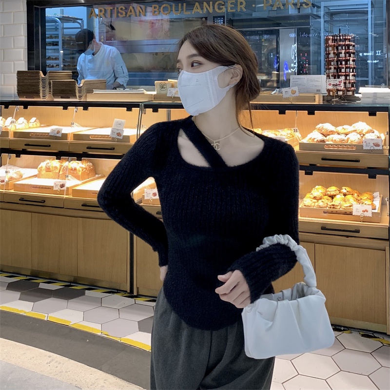 Áo croptop tay dài thiết kế độc đáo thời trang quyến rũ cho nữ | BigBuy360 - bigbuy360.vn