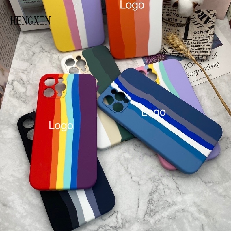 New rainbow phone case suitable for 7/8 7p 8p x xs xr xsmax 11 11pro max 12mini / 13mini 12pro max 13 13pro max protective case package #7