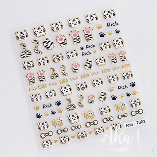 Hình dán móng Hổ T02