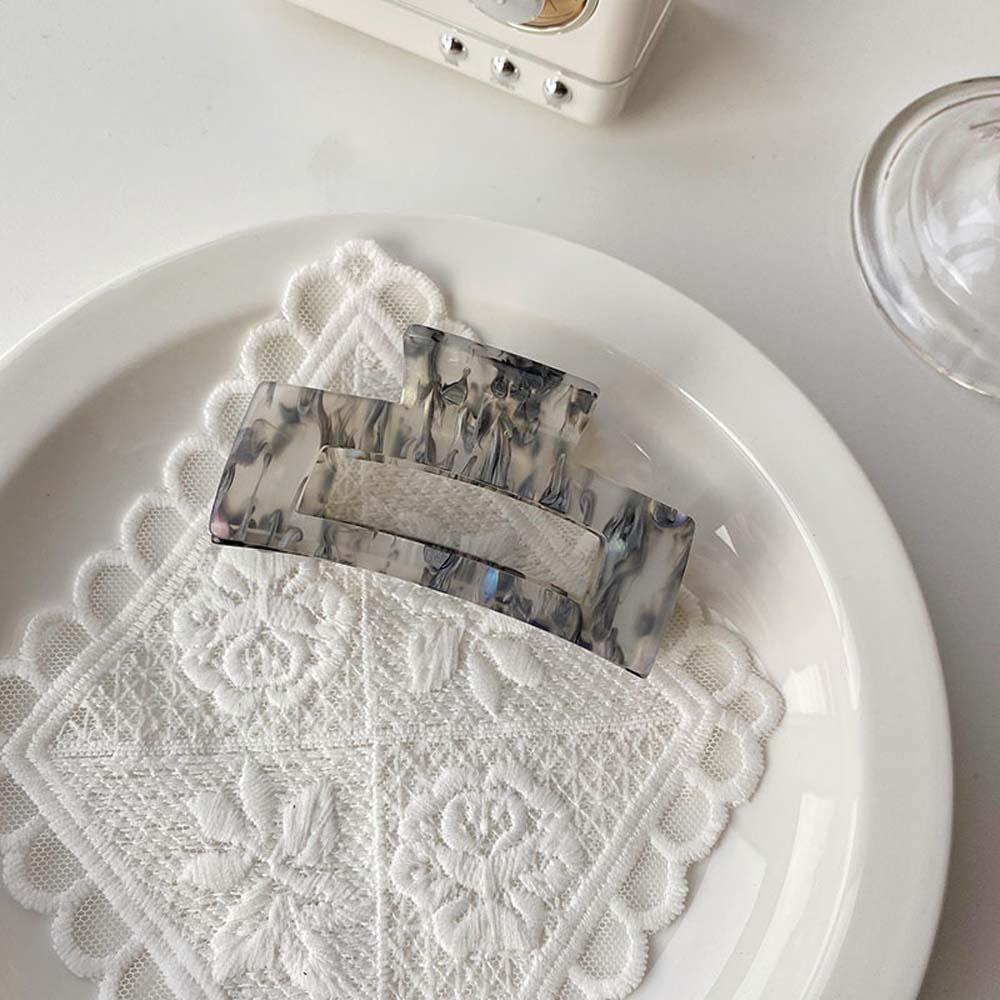 Danilo Kẹp Tóc Càng Cua Họa Tiết Vân Đá Cẩm Thạch / Hình Học Đơn Giản Thanh Lịch