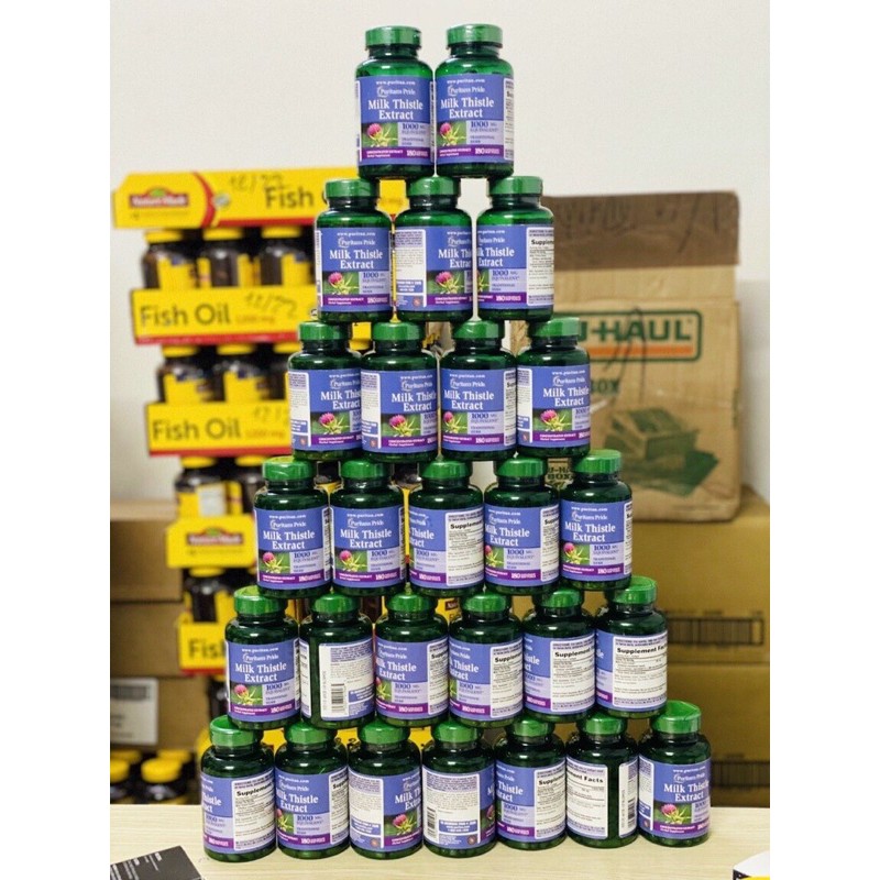 Viên bổ gan Puritan's Pride Milk Thistle Exact 1000mg - 180 viên | BigBuy360 - bigbuy360.vn