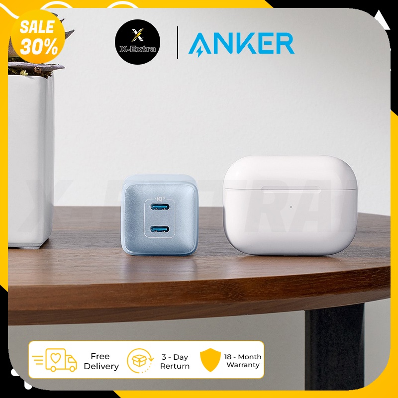 Củ sạc nhanh Anker A2038 521 Nano Pro 40W 2 cổng Type-C 20W + 20W PD PPS QC nhỏ gọn nhiều màu sắc - BH 12 tháng | BigBuy360 - bigbuy360.vn
