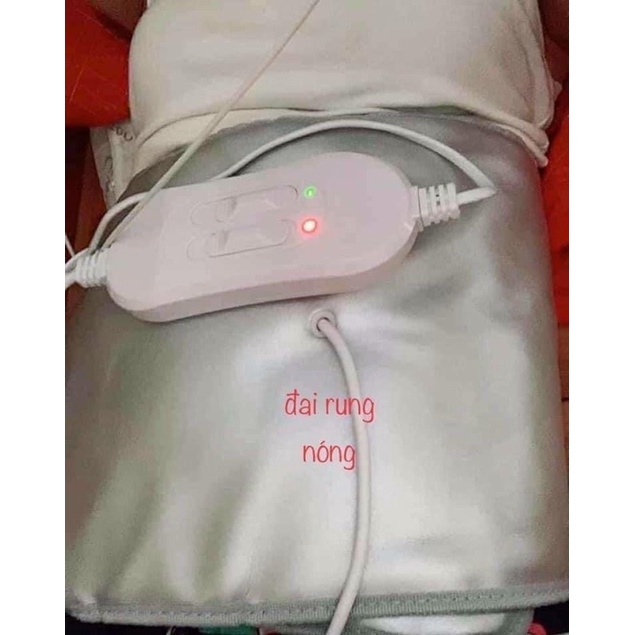 Đai quấn nóng rung giảm béo-massage