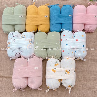 Gối Chặn Vỏ Đỗ / Gối Ôm Tự Nhiên BéBé Giúp Bé Ngủ Ngon Chống Giật Mình