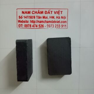 Nam châm đen 40x25x10mm, nam châm ferrite nhiều kích thước khác nhau