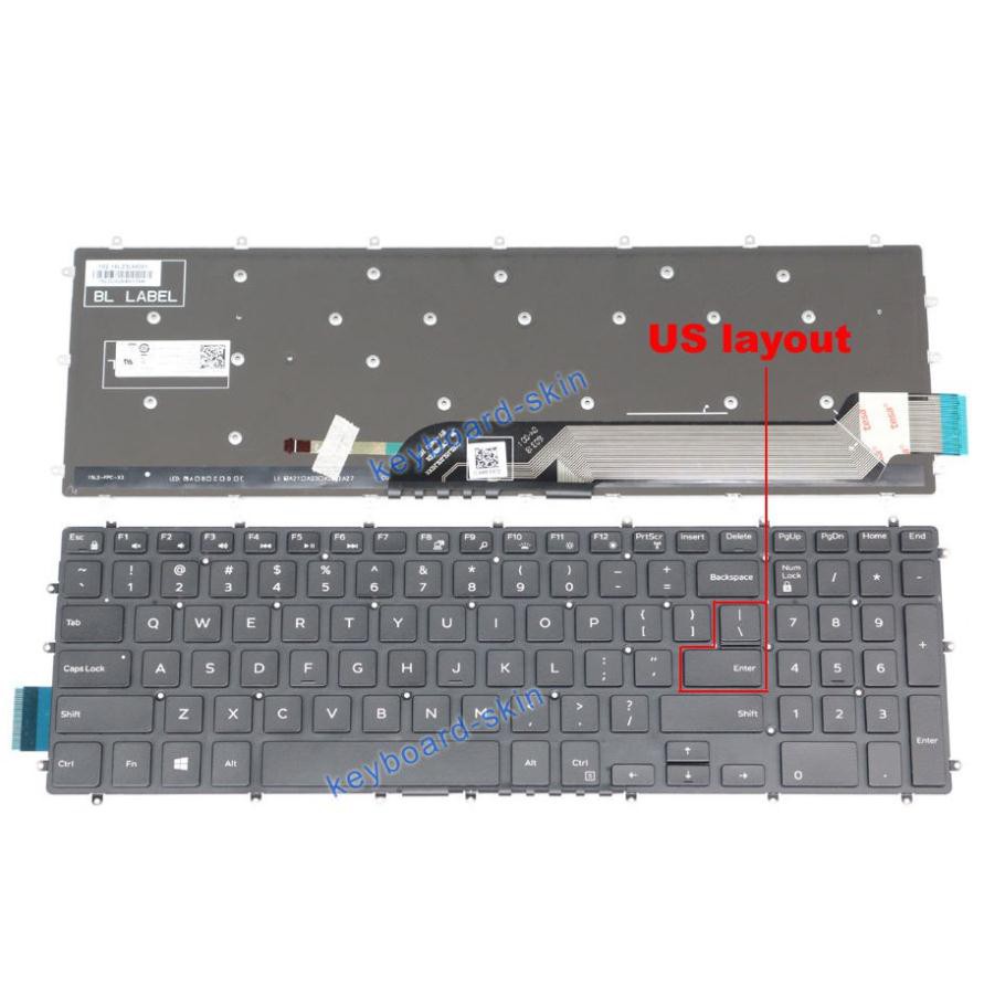 Bàn phím laptop DELL Inspiron 15 7566 5567 7567 7559 5665 15-7000 5765 5767 5565