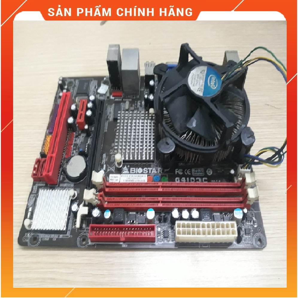 Combo main Biosta G31 + Ram 2Gb + E5300 + Quạt + Fe