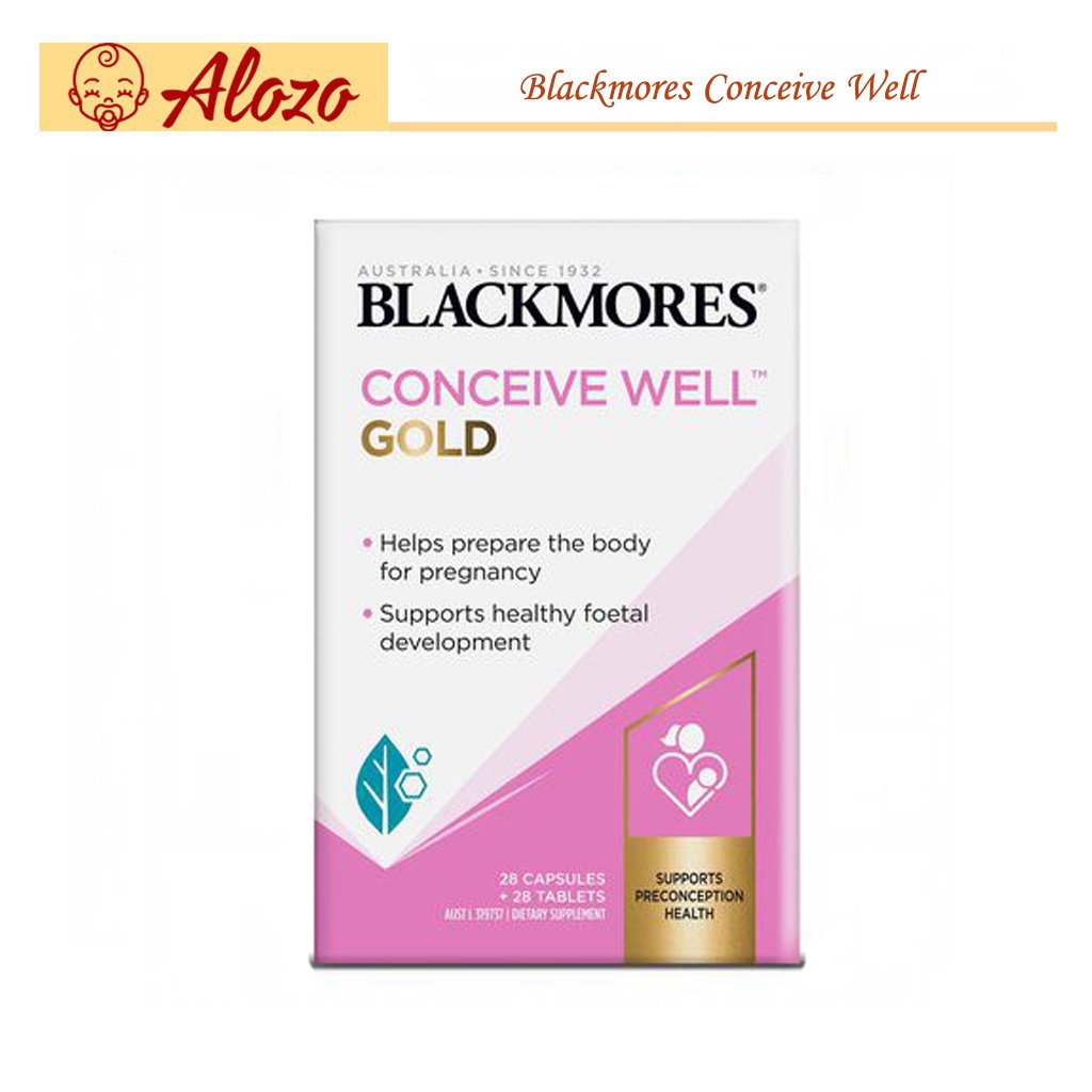 Viên uống thụ thai Blackmores Conceive Úc 56 viên