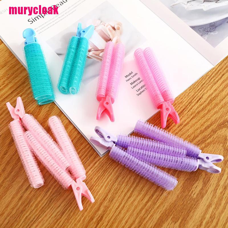 【mur】Hair Root Fluffy Clip Lazy Perm Air Bangs Volume Styling Hairpin Curling Tube