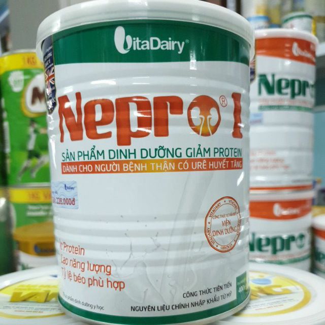 Combo 3 lon Sữa Nepro 1 400g (dành cho người bệnh thận) Date 2022