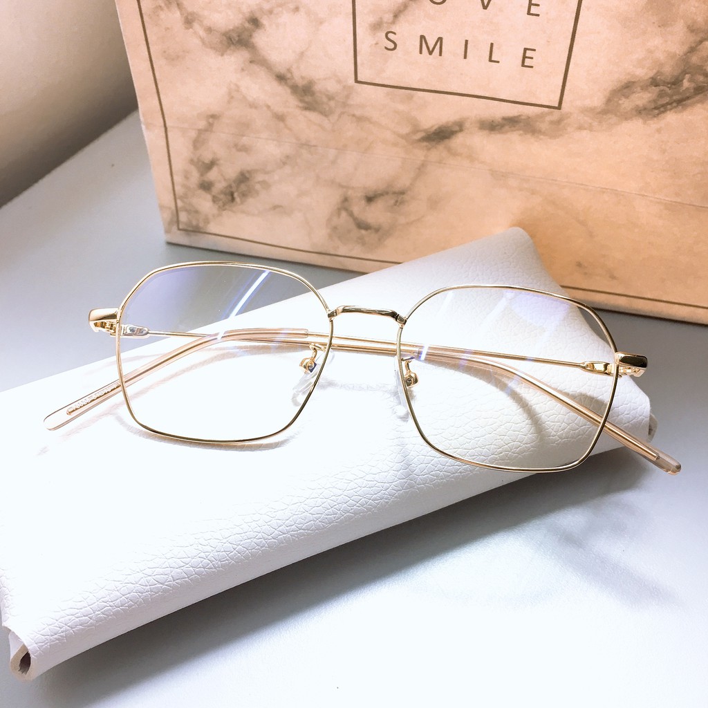 [Mã SKAMCLU7 giảm 10% cho đơn từ 0Đ] Gọng kính kim loại vuông 5256 nhận cắt cận viễn loạn | BigBuy360 - bigbuy360.vn