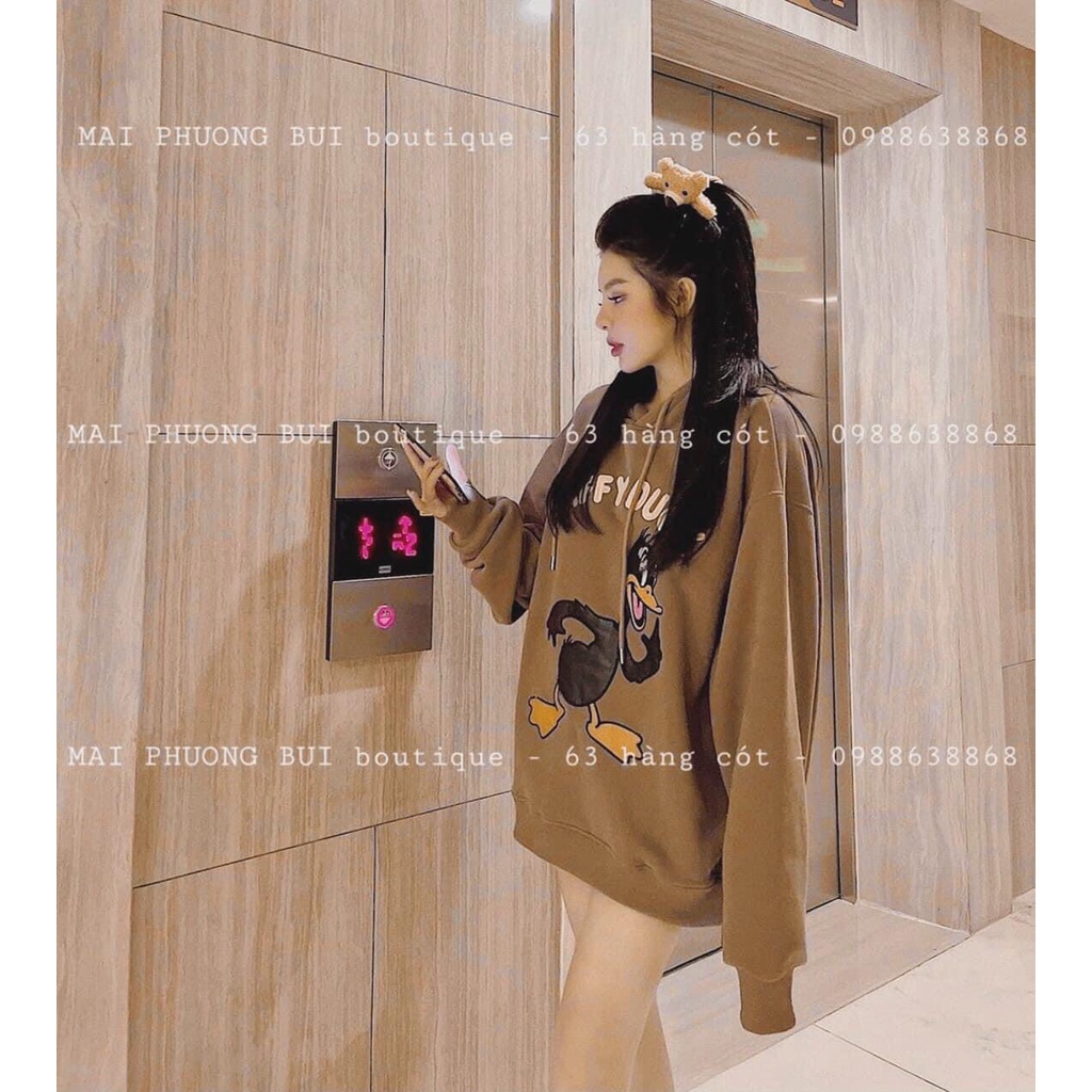 Áo Hoodie MPB Vịt Duck Freesize Dưới 65Kg Hera Boutique