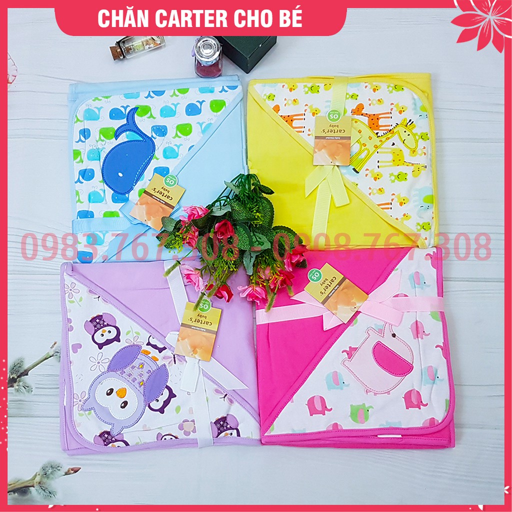 Chăn Mũ Carter 2 Lớp Cho Bé Màu Sắc Đa Dạng Tươi Sáng Cho Bé - BTT00056