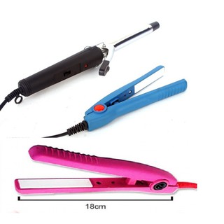 BỘ SP Máy là tóc mini+ Máy dập xù mini+ Máy làm xoăn tóc mini