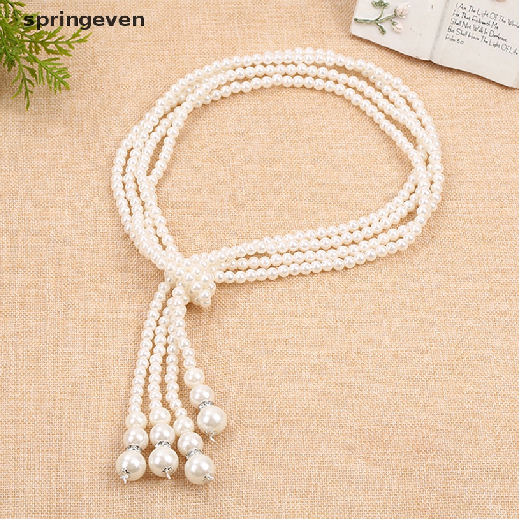 Vòng cổ Dài Đính Ngọc Trai Thanh Lịch