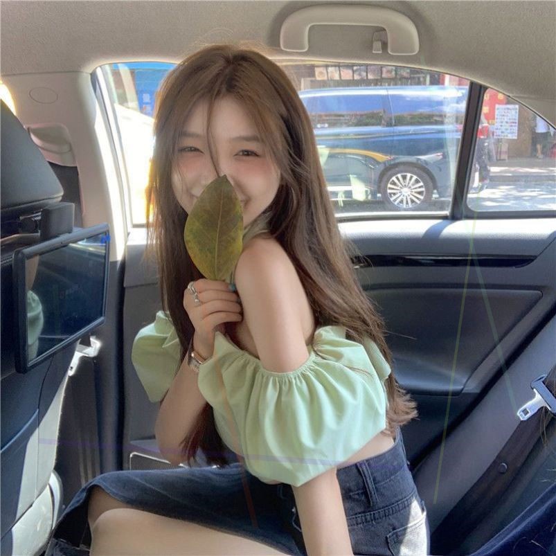 Áo tay ngắn cột dây dễ thương phong cách ulzzang dành cho bạn nữ