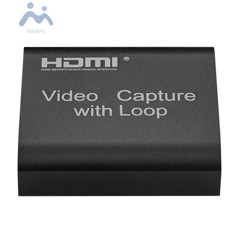 Card Ghi Hình Adolphs 1080p 4k Hdmi-Comp Usb 2.0