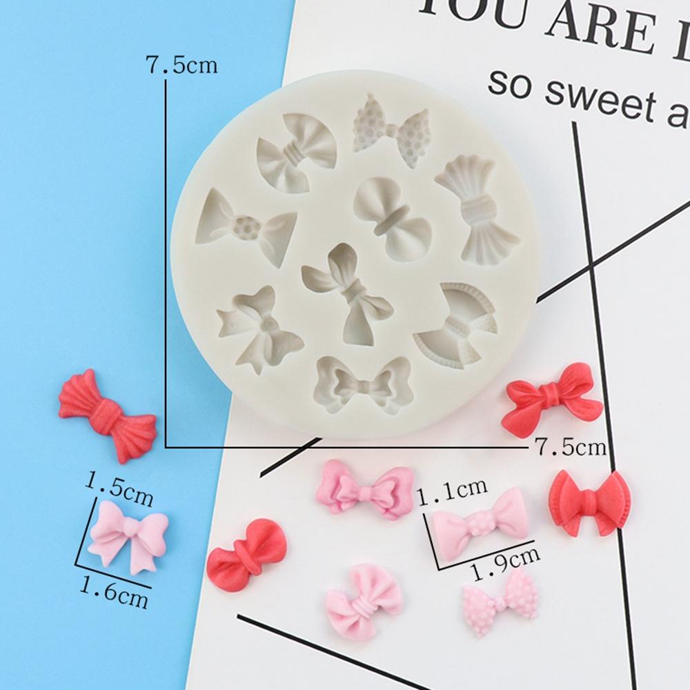 Khuôn Làm Bánh/ Sô Cô La/ Kẹo Đường Mini Hình Nơ Dùng Trang Trí DIY