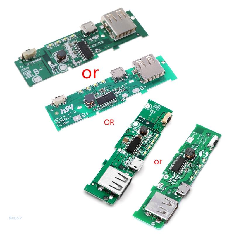 Mô Đun Sạc Pin Bonjour Usb 5v 2a Pcb Cho Pin 18650