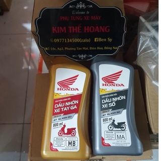 Dầu nhớt xe máy xe số & xe ga Honda 800mml ... CHÍNH HÃNG HONDA