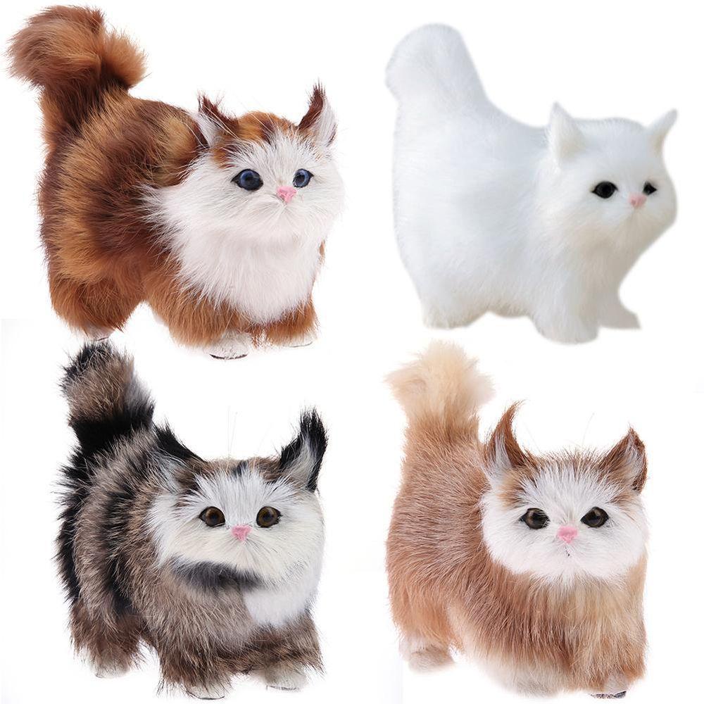 DYRUIDOJ Thú Nhồi Bông Hình Chú Mèo Đang Ngủ Dễ Thương 12CM
