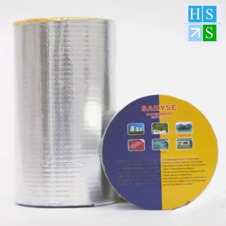 (Khổ 20cm x 5m) Băng keo chống thấm Nhật Bản SAKYSE - Siêu dính, dùng trên mọi vật liệu, chống chịu mọi thời tiết